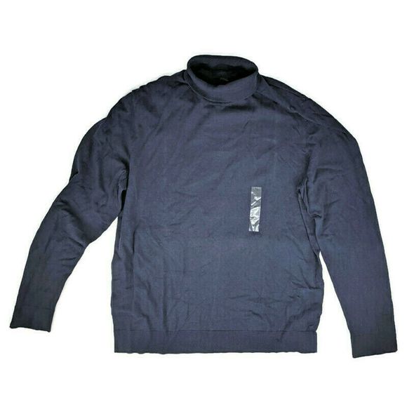 Alfani Other - Alfani Sweater sz XL Ink Blue Turtleneck NWT $70
